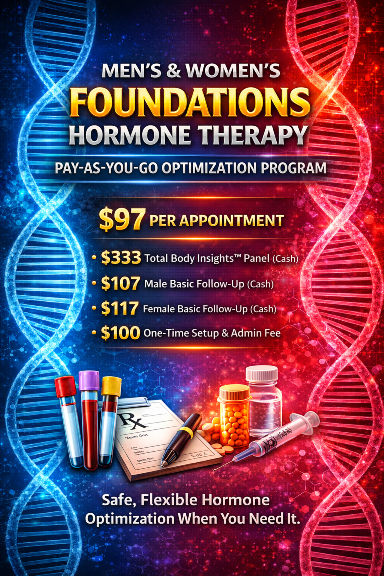 MultiGen Wellness hormone therapy pay as you go program pricing