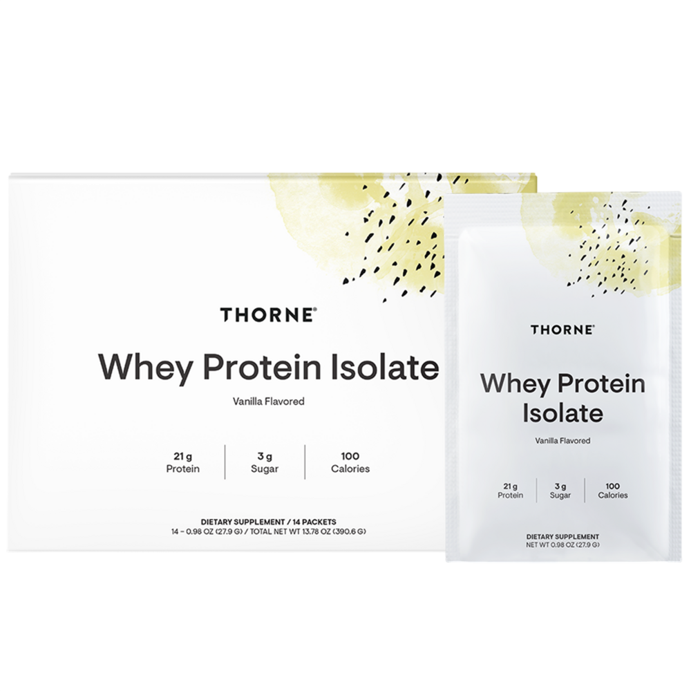 Whey Protein Isolate, Vanilla (Packets) — Thorne