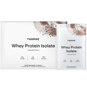 Whey Protein Isolate, Chocolate (Packets) — Thorne