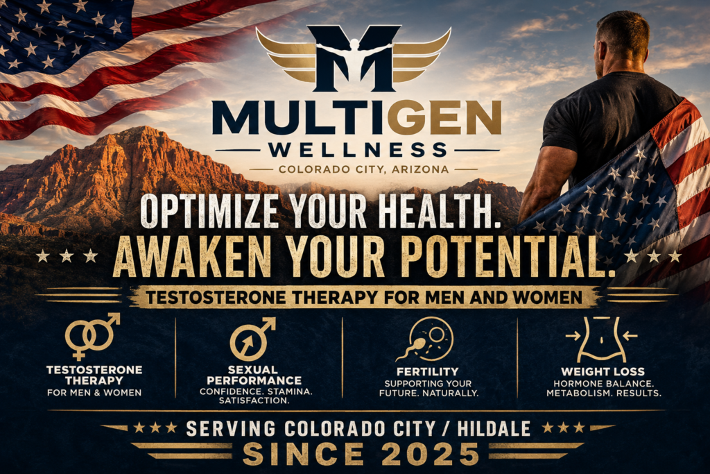 Multigen Wellness hormone therapy in Colorado City, Arizona - optimize your health, awaken your potential